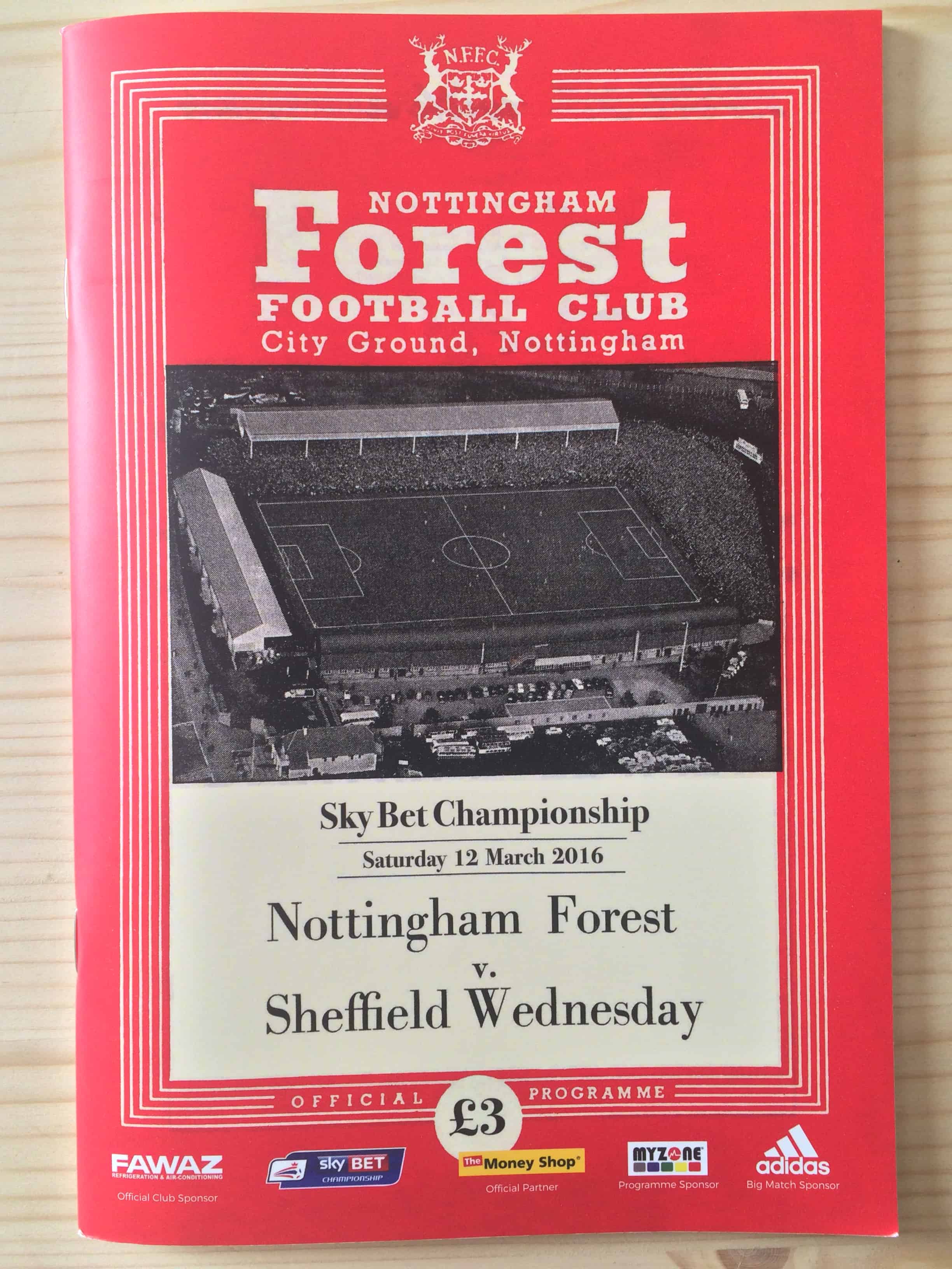 Nottingham Forest FC v Sheffield Wednesday FC 